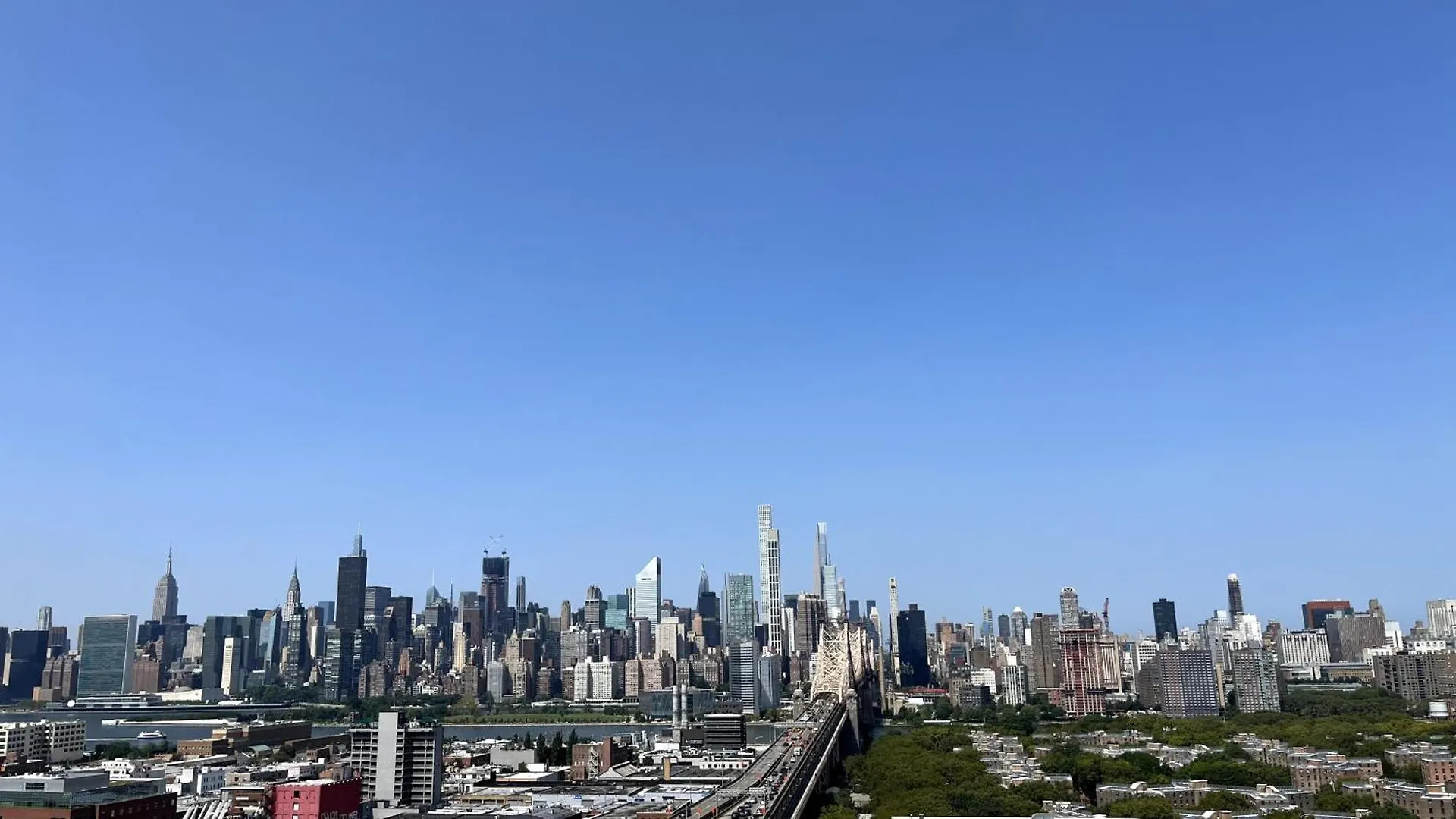 Beautiful Luxury Fantastic Manhattan Skyline View One Bedroom Apartment Nowy Jork