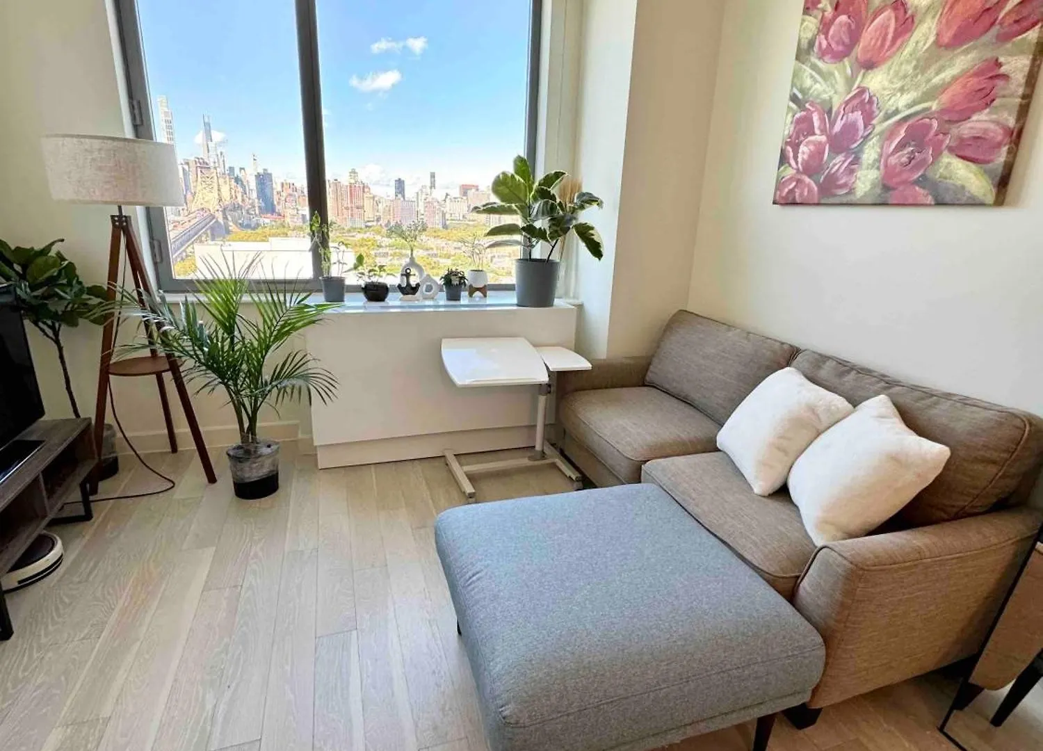 Beautiful Luxury Fantastic Manhattan Skyline View One Bedroom Apartment Nowy Jork